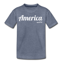 Load image into Gallery viewer, Youth - America Logo - Basic Issue - heather blue