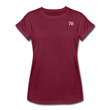 Load image into Gallery viewer, Women's Relaxed Fit T-Shirt - burgundy