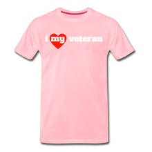 Load image into Gallery viewer, I love my veteran (red heart) - pink