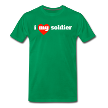 Load image into Gallery viewer, i love my soldier (red heart) - kelly green