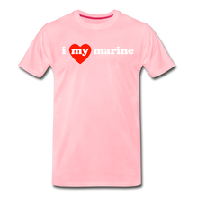 Load image into Gallery viewer, I love my marine (red heart) - pink