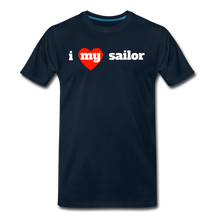 Load image into Gallery viewer, i love my sailor (red heart) - deep navy