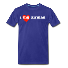 Load image into Gallery viewer, i love my airman - royal blue