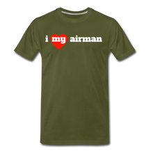 Load image into Gallery viewer, i love my airman - olive green