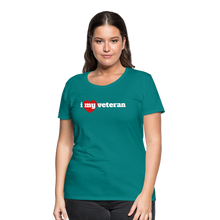 Load image into Gallery viewer, I love my veteran - teal