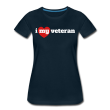 Load image into Gallery viewer, I love my veteran - deep navy