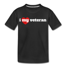 Load image into Gallery viewer, I love my veteran (Y) - black