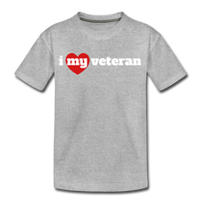 Load image into Gallery viewer, I love my veteran (Y) - heather gray