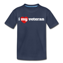 Load image into Gallery viewer, I love my veteran (Y) - navy