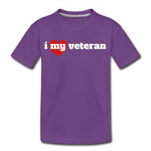 Load image into Gallery viewer, I love my veteran (Y) - purple
