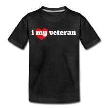 Load image into Gallery viewer, I love my veteran (Y) - charcoal gray