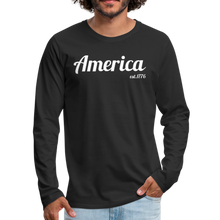 Load image into Gallery viewer, America '76 - (men's long sleeve) - black