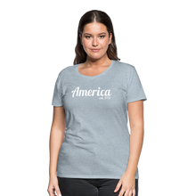 Load image into Gallery viewer, America '76 (Women's Short Sleeve) - heather ice blue