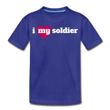 Load image into Gallery viewer, i love my soldier (Y) - royal blue