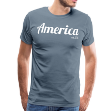 Load image into Gallery viewer, America, '76, Basic Issue T-shirt - steel blue