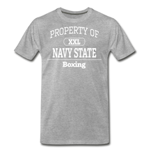 Load image into Gallery viewer, Navy State, Boxing - heather gray