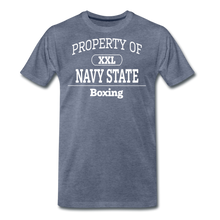 Load image into Gallery viewer, Navy State, Boxing - heather blue