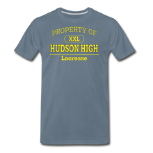 Load image into Gallery viewer, Hudson High, Lacrosse (Gold) - steel blue