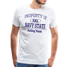 Load image into Gallery viewer, Navy State, Sailing Team - white