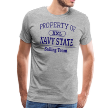 Load image into Gallery viewer, Navy State, Sailing Team - heather gray