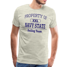 Load image into Gallery viewer, Navy State, Sailing Team - heather oatmeal