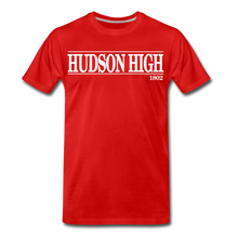 Load image into Gallery viewer, Hudson High, 1802 (White font) - red