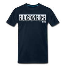 Load image into Gallery viewer, Hudson High, 1802 (White font) - deep navy