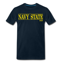 Load image into Gallery viewer, Navy State, 1845 (Gold font) - deep navy