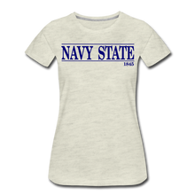 Load image into Gallery viewer, Navy State 1845 (W), (Navy Font) - heather oatmeal