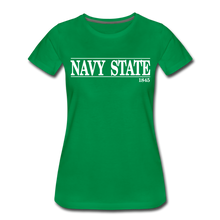 Load image into Gallery viewer, Navy State, 1845 (W) (White Font) - kelly green