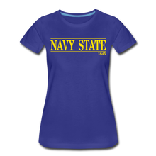 Load image into Gallery viewer, Navy State, 1845 (W), (Gold Font) - royal blue