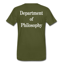 Load image into Gallery viewer, Hudson High, Dept of Philosophy back - olive green