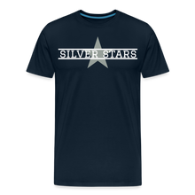 Load image into Gallery viewer, Men's Silver Stars with Star and MV on back - deep navy