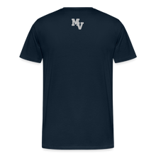 Load image into Gallery viewer, Men's Silver Stars with Star and MV on back - deep navy