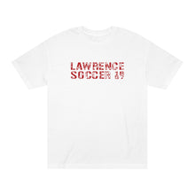 Load image into Gallery viewer, Lawrence HS Soccer shirt with Chester on the back (American Apparel)
