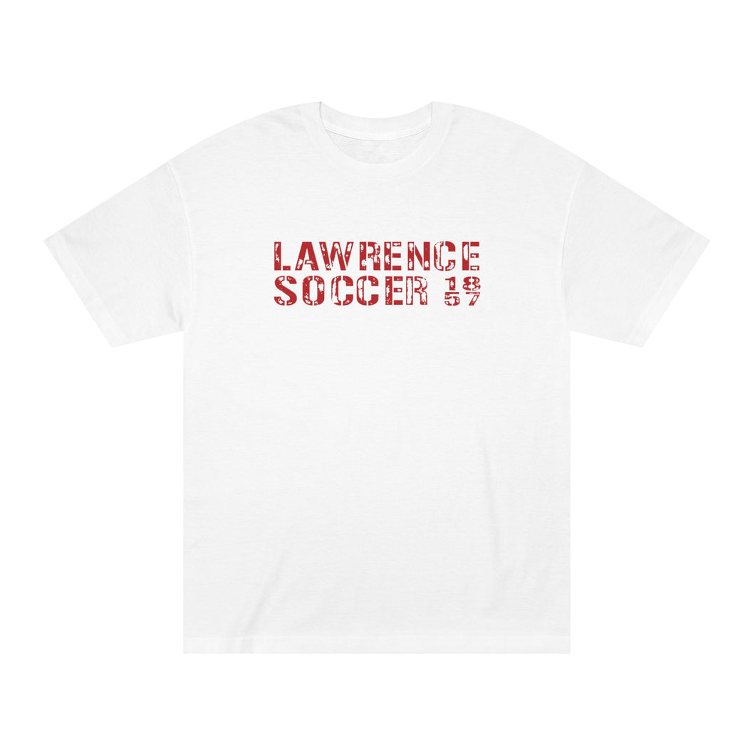 Lawrence HS Soccer shirt with Chester on the back (American Apparel)