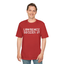 Load image into Gallery viewer, Lawrence Soccer Shirt with Chester on the back (District Brand)
