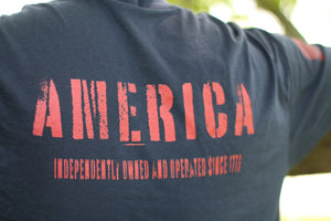American pride shirt, independently owned and operated since 1776