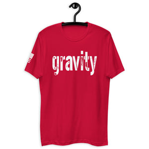 Gravity White Font with flag