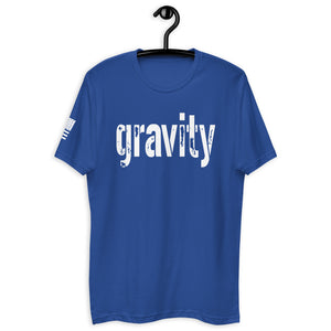 Gravity White Font with flag