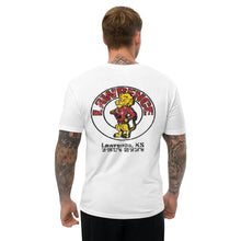 Load image into Gallery viewer, Lawrence HS white with red lettering and Chester on back (100% cotton)
