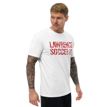 Load image into Gallery viewer, Lawrence HS white with red lettering and Chester on back (100% cotton)
