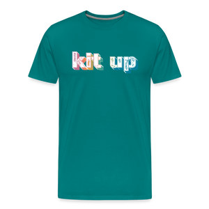 rainbow kitup chest - teal