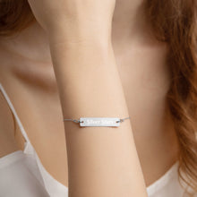 Load image into Gallery viewer, MV Silver Stars Silver Bar Chain Bracelet
