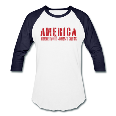 America, 3/4 Shirt - white/navy
