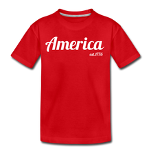 Load image into Gallery viewer, Youth - America Logo - Basic Issue - red
