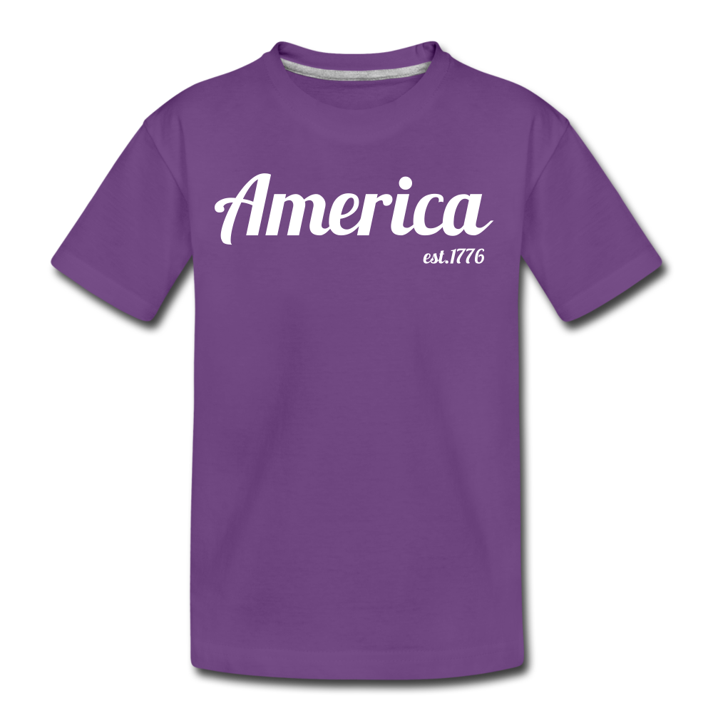 Youth - America Logo - Basic Issue - purple