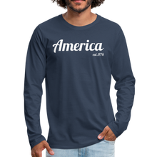 Load image into Gallery viewer, America &#39;76 - (men&#39;s long sleeve) - navy
