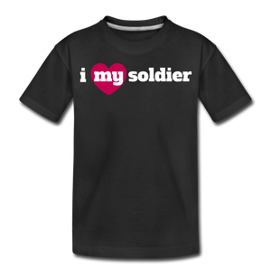i love my soldier (Y) - black
