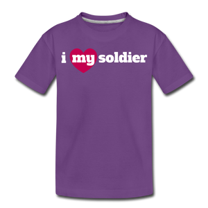 i love my soldier (Y) - purple